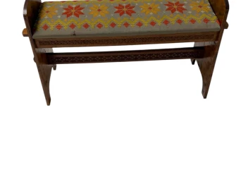 Swedish Mid-Century Modern Ash Small Bench or Stool, 1960s